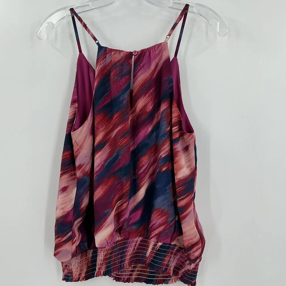Nine Britton Ashby Smocked top in magenta. New small - Picture 4 of 10